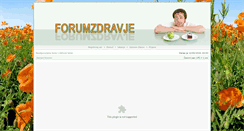 Desktop Screenshot of forumzdravje.si