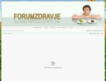 Tablet Screenshot of forumzdravje.si